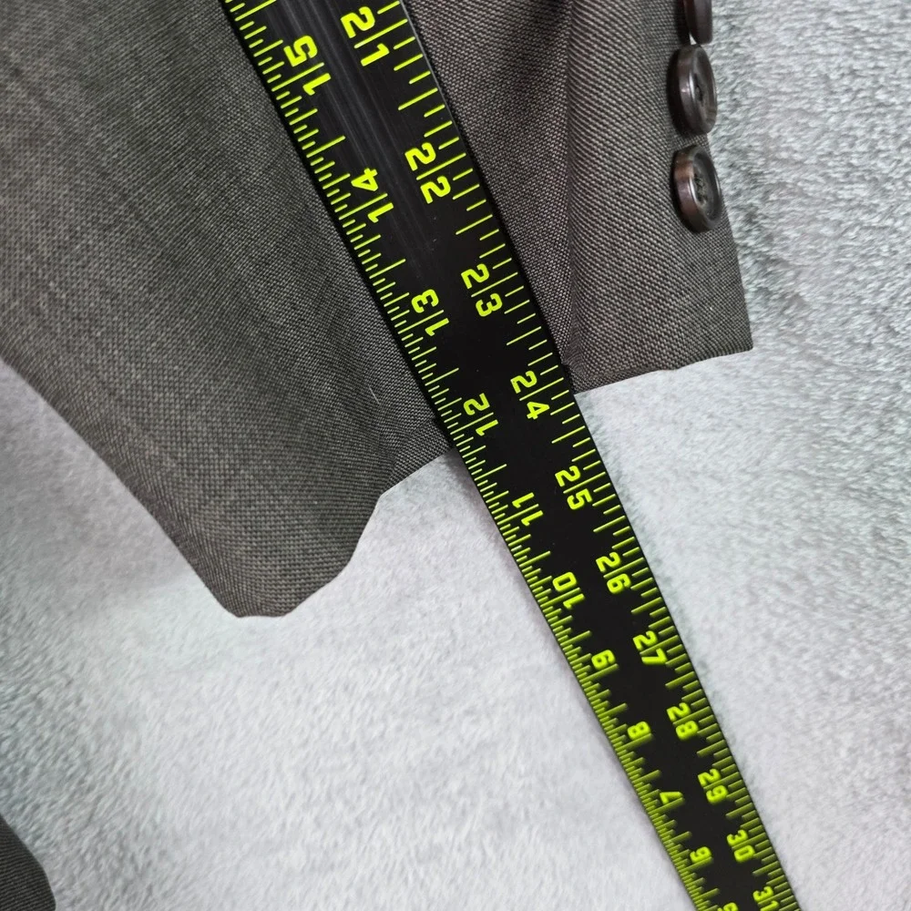 Lauren Ralph Lauren Men 44S Gray 100% Wool Two Button Blazer Sport Coat 44 Short
